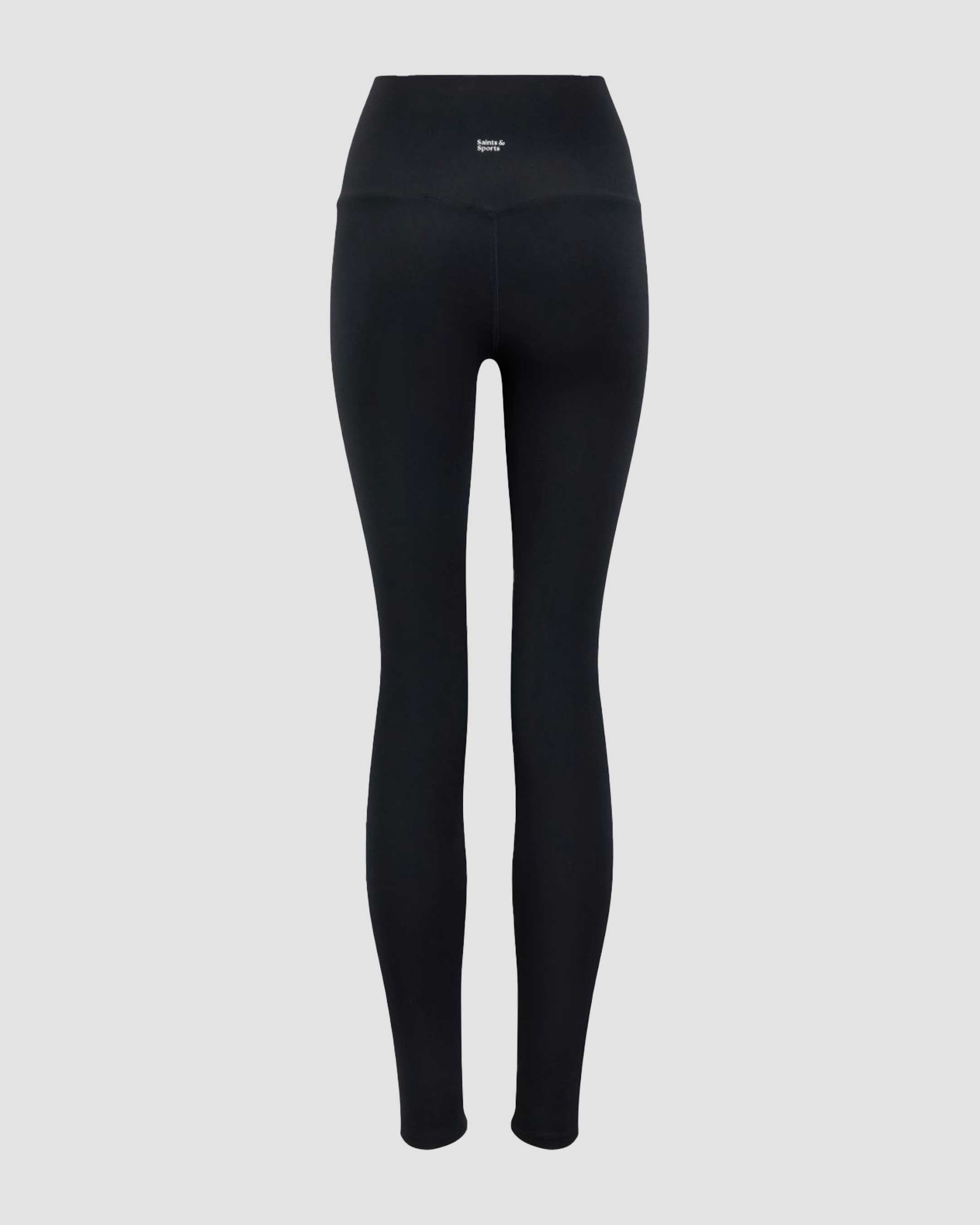 SaintsSkin Leggings Black (Product) Back - Saints & Sport