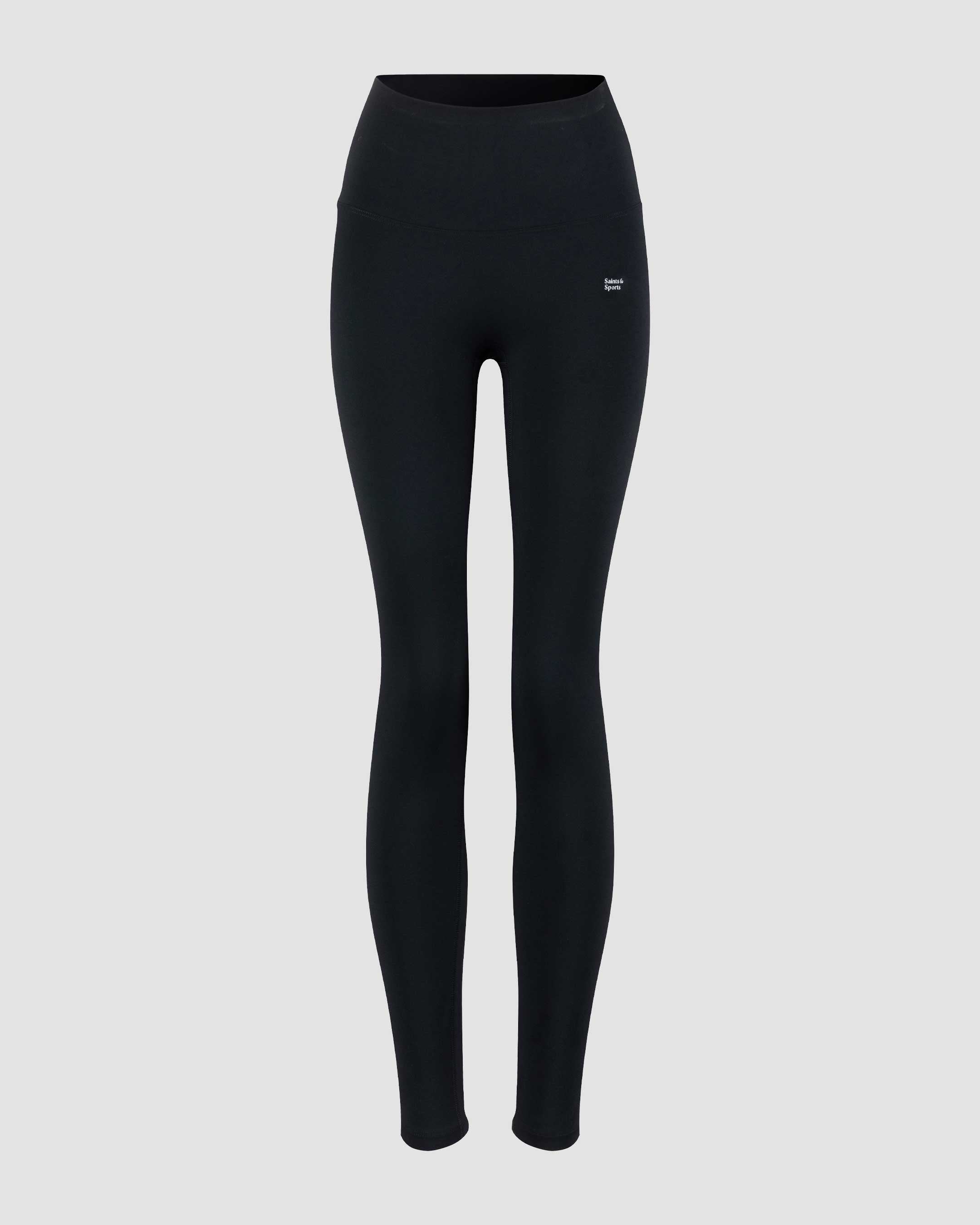 SaintsSkin Leggings Black (Product) Front - Saints & Sport